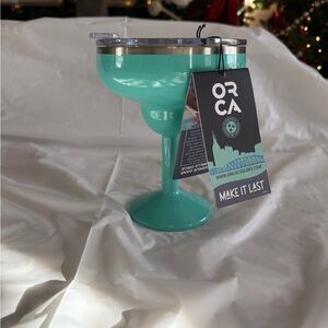 Orca Teal Margarita ‘Rita’ Glass